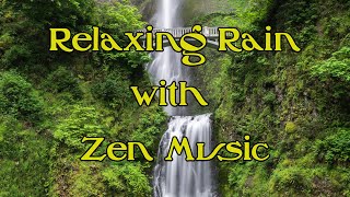 Zen Harmony - Shakuhachi Flutes, Tibetan Bowls, and Gentle Rain for Relaxation - 1 Hour