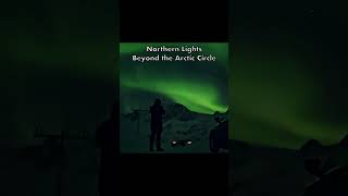 Nordkapp - Northern lights visible from the car #travel #automobile #arcticexploration