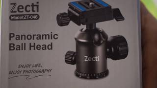 Zecti Aluminum Camera Ball Head With Rotating