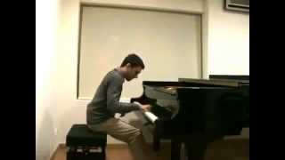 Alvaro playing Bach - Adagio from Toccata and Fugue BWV 914