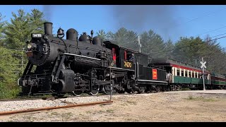 Chasing Conway Scenic's Steam Locomotive #7470 through the Washington Valley