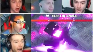 Gamers React To The Heart Of Ender Boss | Minecraft Dungeons