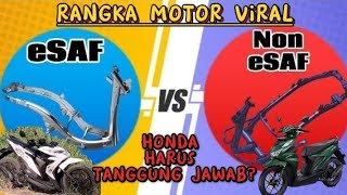 RANGKA MOTOR VIRAL PATAH | MEMERIKSA RANGKA MOTOR SENDIRI , TERNYATA HASILNYA..