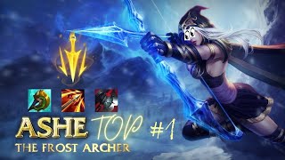 Ashe but I'm top and a tank killer (Series to diamond #1) - S12 Ashe TOP Gameplay Guide