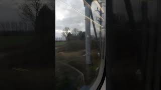 Passing former Wantage Road station , possibly future parkway station ( maybe class 387's )