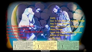 Derek & The Dominos w/Duane Allman - Curtis Hixon Hall December 1, 1970 (remastered)