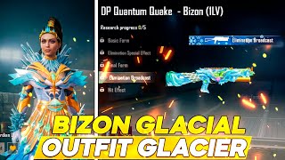 BIZON GLACIAL UPRADE SKIN l OUTFIT GLACIER? PUBG MOBILE UPDATE 3.4