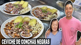 MI SUEGRA PROBANDO CEVICHE DE CONCHAS NEGRAS POR 1ERA VEZ !