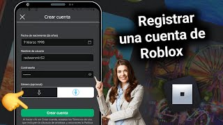 como iniciar sesión en roblox | Cómo Crear Una Cuenta de ROBLOX en Celular Paso a Paso en el 2024