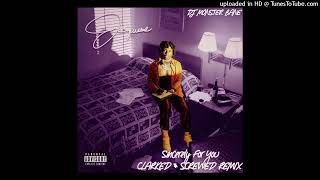 Jacquees tell me it’s over Chopped DJ Monster Bane Clarked Screwed Cover