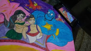 How To Draw Aladdin Art ✍️|Artist Kanwal | Best Art🎨 Disney Aladdin Character