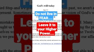 DO NOT LIVE IN FEAR