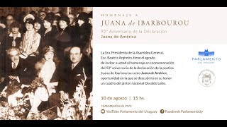 Conmemoración del 92º aniversario de la declaración de la poetisa como "Juana de América"