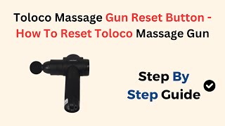 Toloco Massage Gun Reset Button - How To Reset Toloco Massage Gun