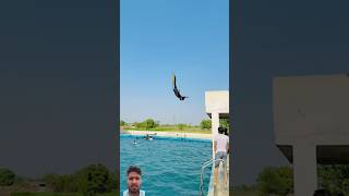 Viral state flip amazing video gymnastics swimming pool Mazya a gaya #shortsvideo #youtubeshorts