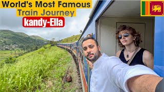 World's Famous Train Journey from Kandy to Ella | 2nd Class Unreserved | Srilankan Railways 🇱🇰