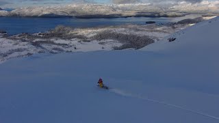 Alaska Pow' Snow Biking Warm Up!