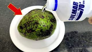 Put ALCOHOL on Avacado and you will NEVER SUFFER Again