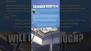 SOJOURN NERF?!?! #shorts #gaming #overwatch