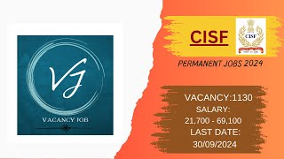 CISF | cisf vacancy 2024 | CISF Fireman New Vacancy 2024 | CISF Fireman Constable Salary, Form #jobs