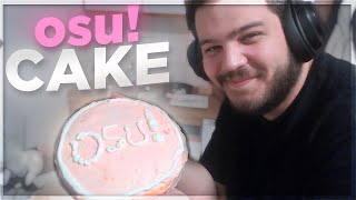 I made an osu! CAKE...