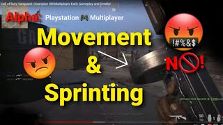 Call of Duty Vanguard: Alpha  Movement & Sprinting Review