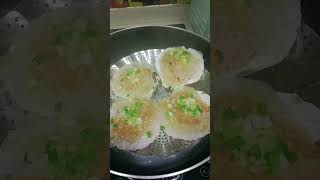 steamed clams with noodles spring onions on top #short /Ate Fhe Mix Vlog