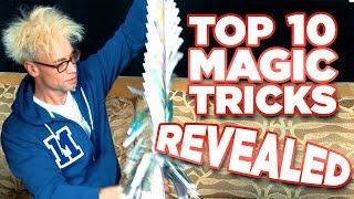 10 EASY Magic Tricks To IMPRESS Your Friends REVEALED!