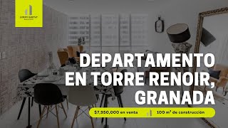 Increíble Departamento en venta en Plaza Carso Torre Renoir,Granada