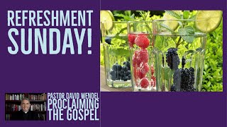 "Refreshment Sunday!"