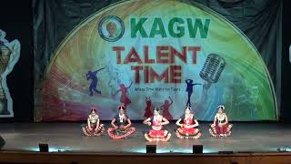 2022 KAGW Talent Time - Classical Group Dance - Category 4   Mudra Arts Center