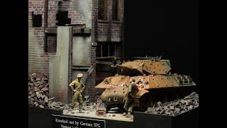 Diorama 1944: Uitgeschakeld door een Duitse SPG