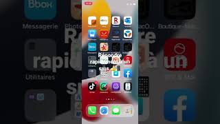 Répondre rapidement à un sms 👍 avec un emoji 👌 sur iPhone