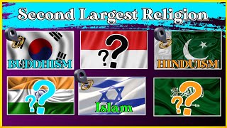 Second Largest Religion From Different Countries | GreenWorld