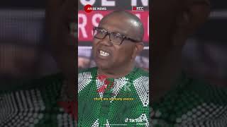 BREAKING NEWS: PETER OBI IN A CURRENT INTERVIEW RESPONDS TO ACCUSATIONS OF TREASONABLE FELONY