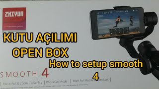 Zhiyun Smooth 4 Gimbal Full Kurulum