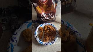 Spooky nuggets #youtubeshorts #food #halloween #horror #chikennuggets