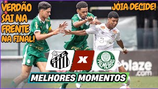 VERDÃO SOBRANDO! Santos! 0 x 2 Palmeiras | Melhores Momentos | FINAL IDA | PAULISTA SUB-15 2024