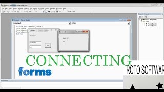 Connecting Forms in Vb 6.0 - Part 2