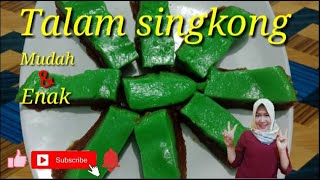 Cara membuat talam singkong || kue tradisional