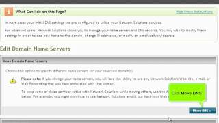 Creating private nameservers @ Network Solutions