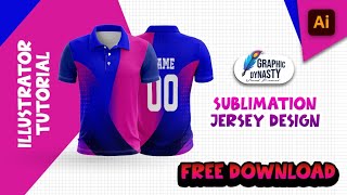 Sublimation Jersey Design | Adobe Illustrator | Tutorial | Sublimation Printing