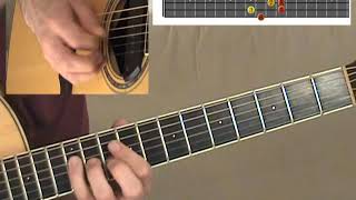 Dmaj7 Arpeggio all shapes twice Guitar Exercise - Step 5