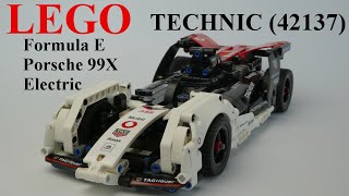 LEGO TECHNIC (42137) - Formula E Porsche 99X Electric - build