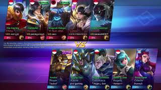 HERO Akai,Balmond,Roger,Tigreal,Vexana,Zilong  Mobile Legends