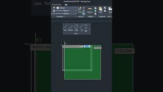 Como desenhar paredes de forma rápida no Autocad #shorts #cursodeautocad