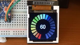 Gauges and progress bars for color displays - Arduino and ILI9163C