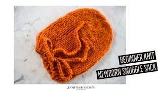 HOW TO KNIT A NEWBORN SACK | DIY NEWBORN PHOTOGRAPHY PROPS