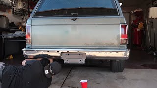 REBUILDING S10 BLAZER BUMPER