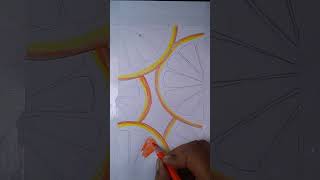 colour pencil art for beginners / colour pencil art tutorial #shorts